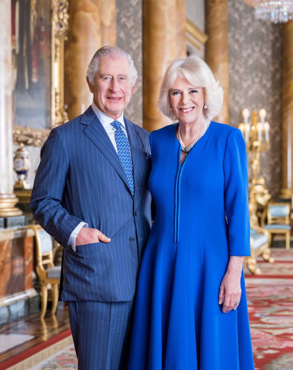 Imagen del rey Carlos III y Camila, la reina consorte