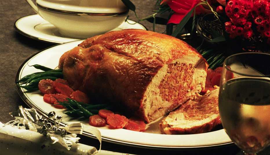 Pechuga de pavo estilo Wellington