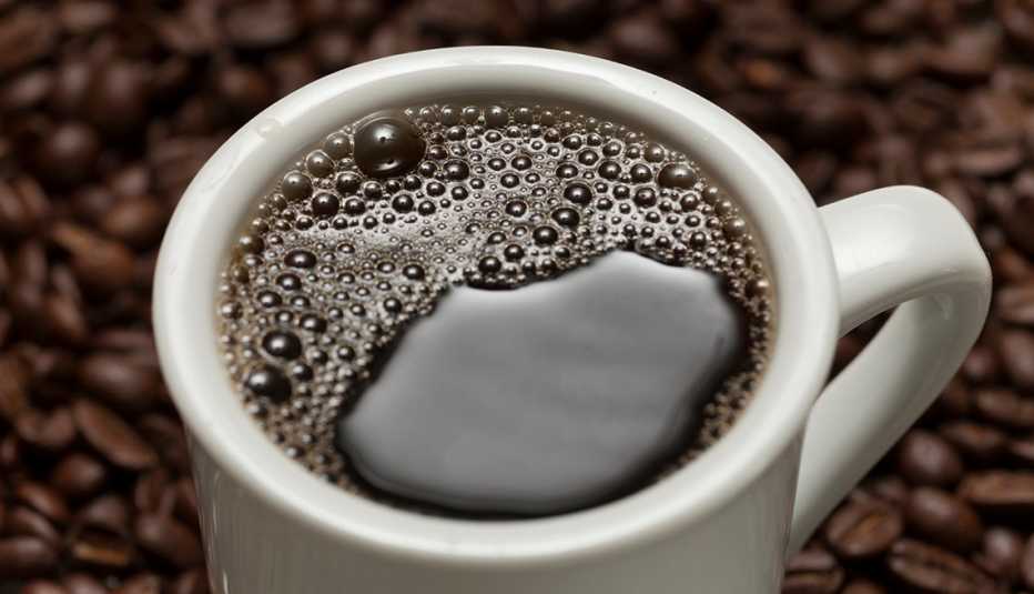 Una taza de café