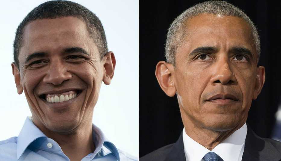 Comparativa de Barack Obama en el 2008 vs 2016 Comparativa de Barack Obama en el 2008 vs 2016
