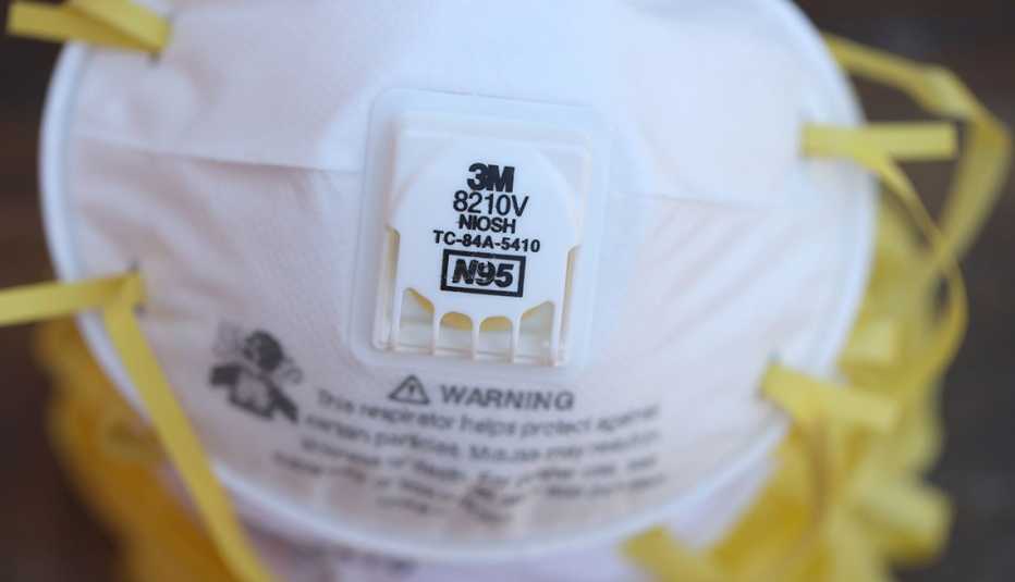 Mascarilla de partículas N95 de la marca 3M