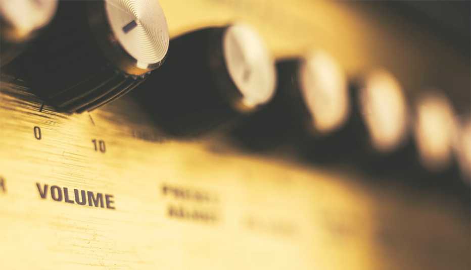 Botones de un amplificador