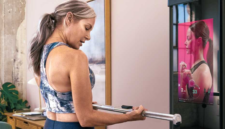 Mujer haciendo ejercicio