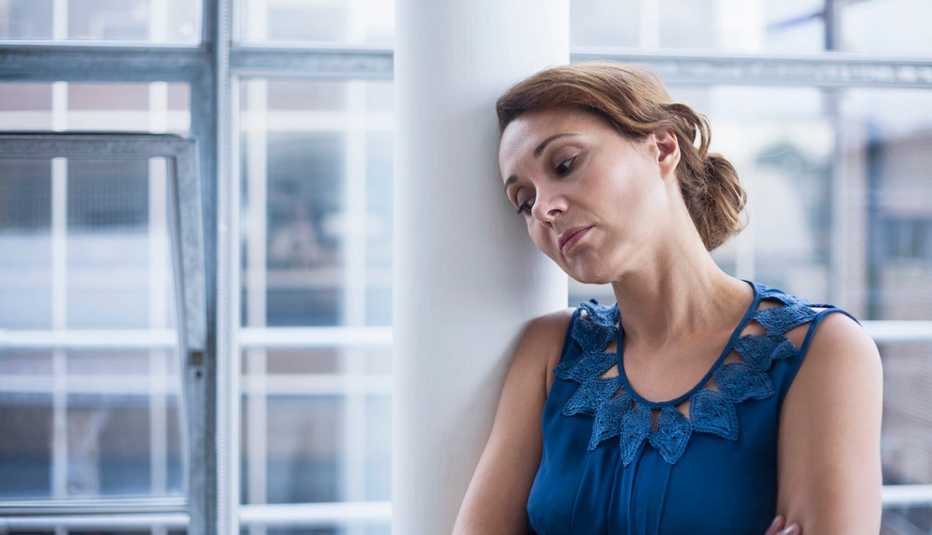 Mujer con depresión