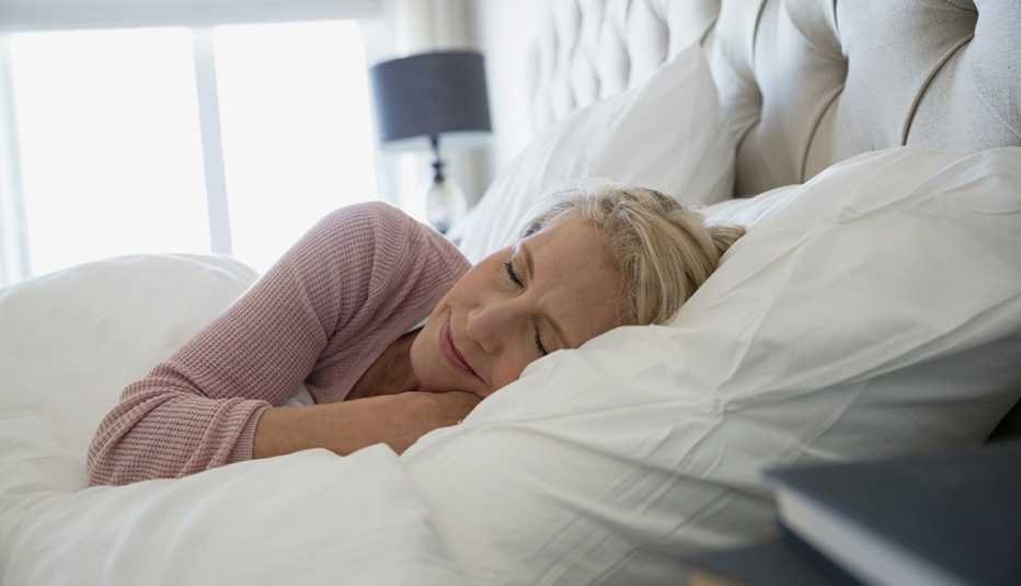 Mujer durmiendo
