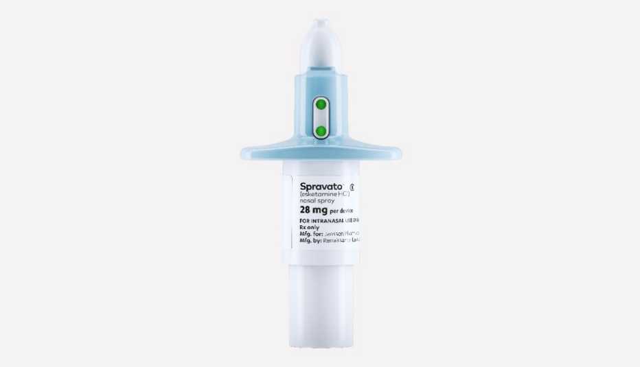 Spravato aerosol nasal
