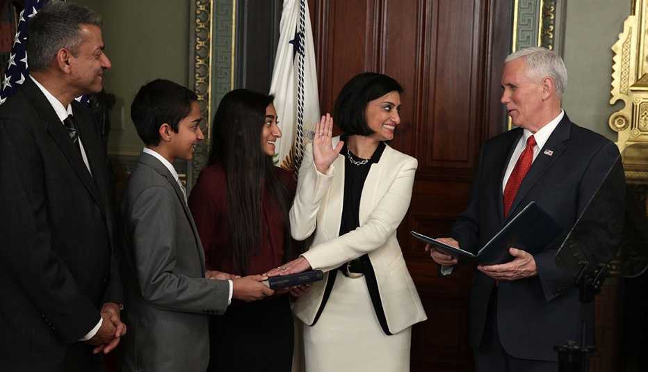 Juramentación de Seema Verma