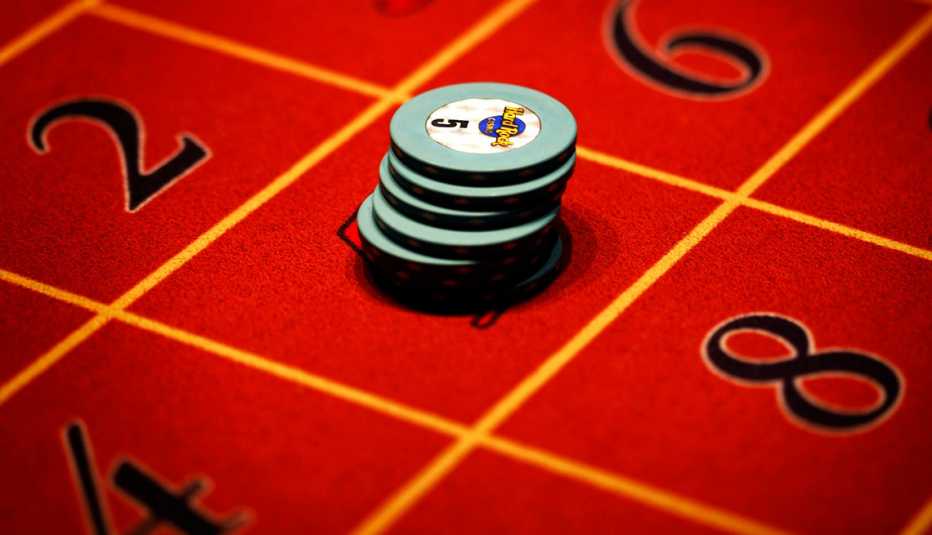 Juego de casino y fichas Juego de casino y fichas
