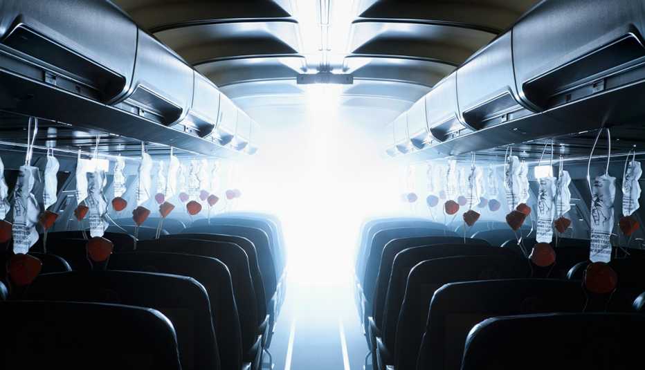 Interior de un avión