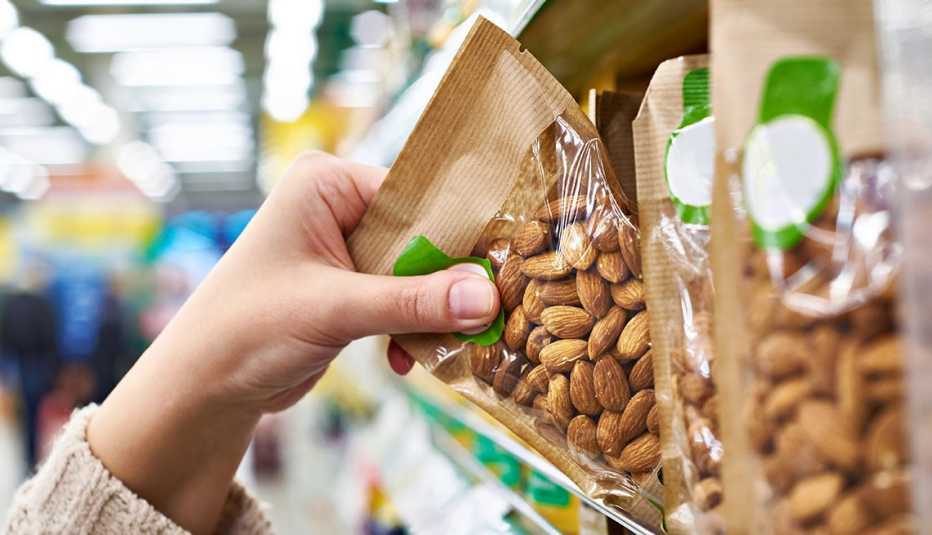 Almendras son una excelente merienda