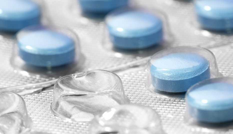 Viagra en su empaque