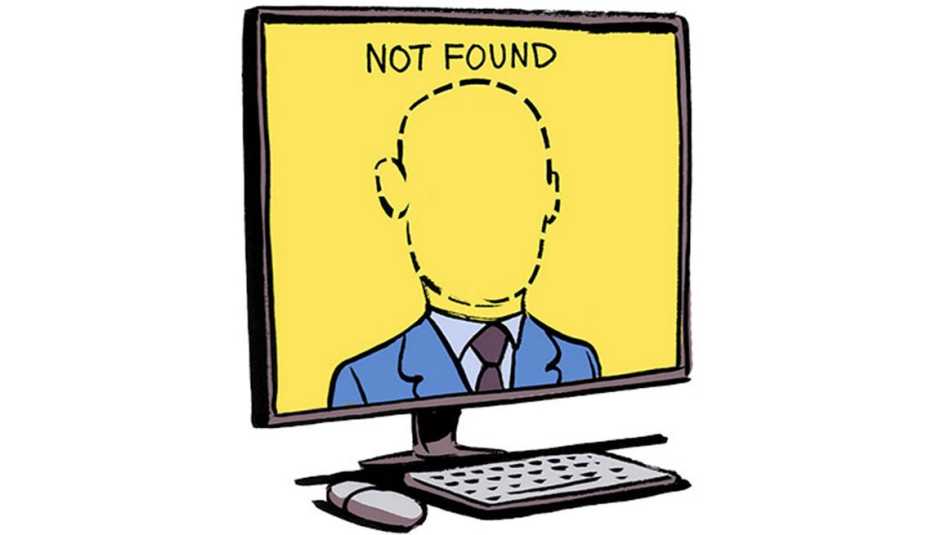 Illustración de una computadora