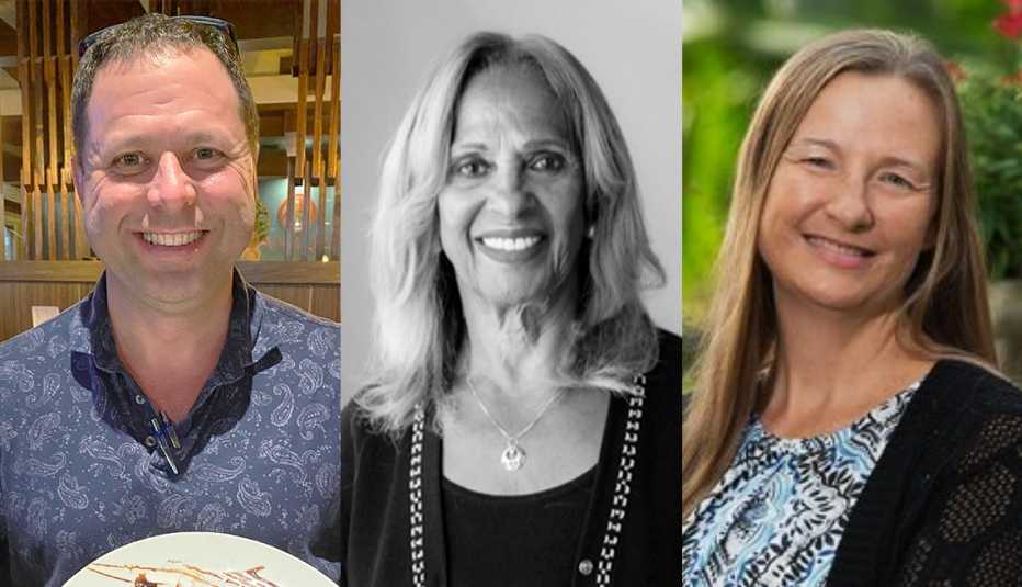 Shaun Gilley, Sue Taylor y Julie Chickery 