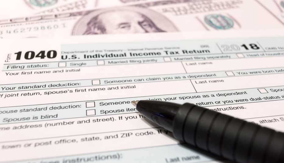 Formulario 1040 del IRS