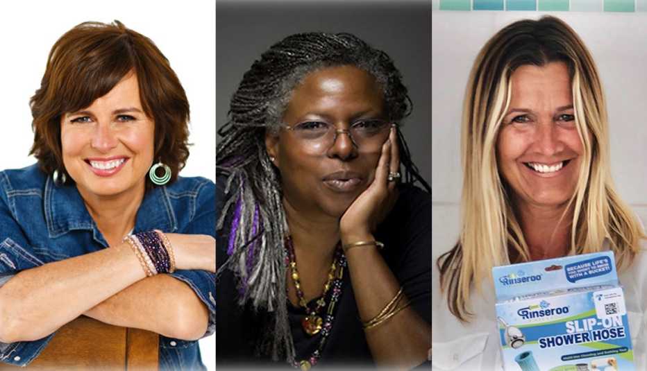Dueñas de negocios en línea Catherine Graham, Anne Renee Timmons Harris, y Lisa Lane.