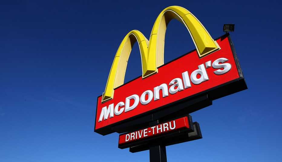 Señal de McDonald´s en San Francisco, California