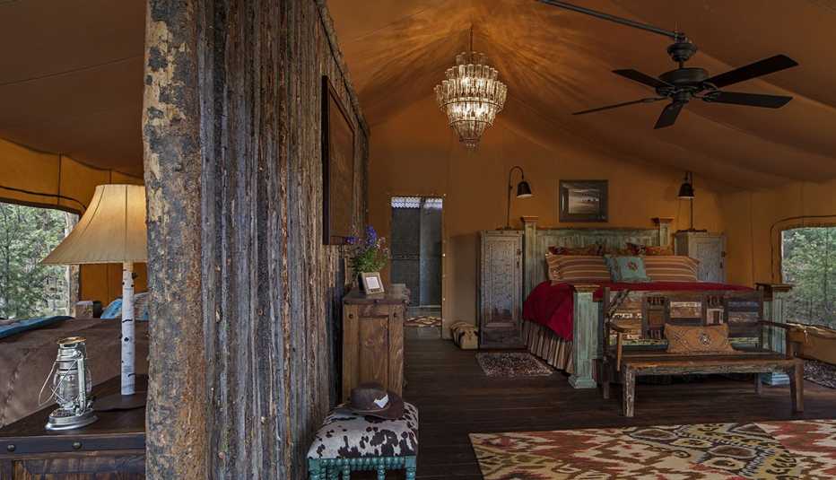 Lugares ‘glamorosos’ donde acampar