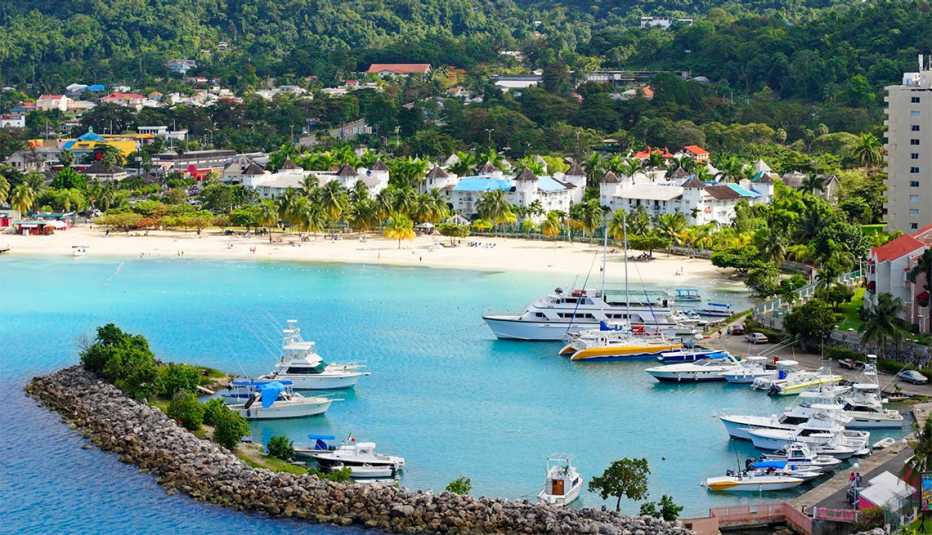 Vista aérea de Ocho Ríos, Jamaica