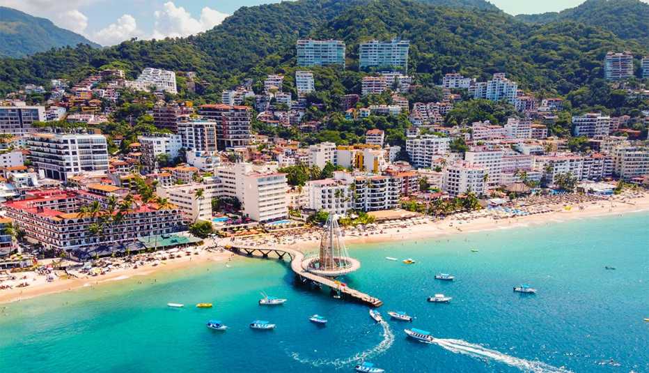 Foto aérea de Puerto Vallarta