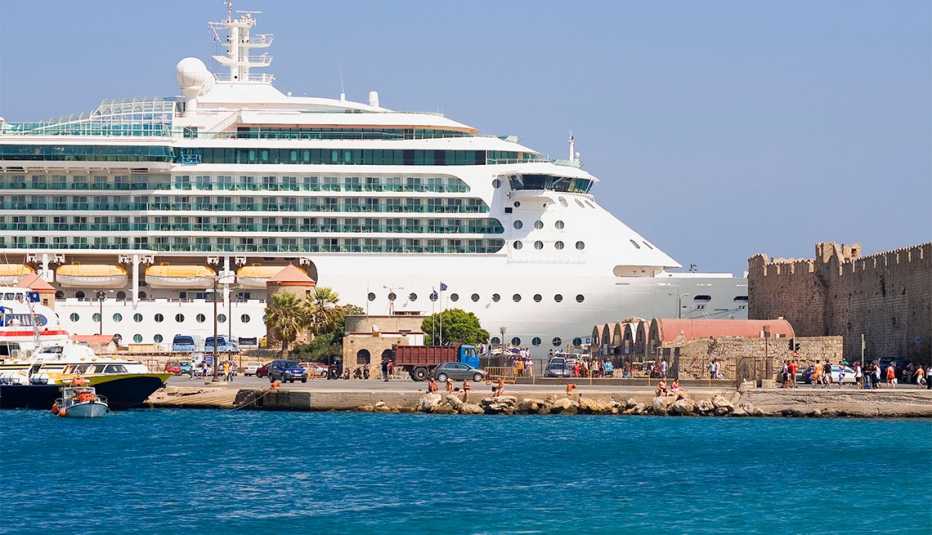 Crucero en el puerto