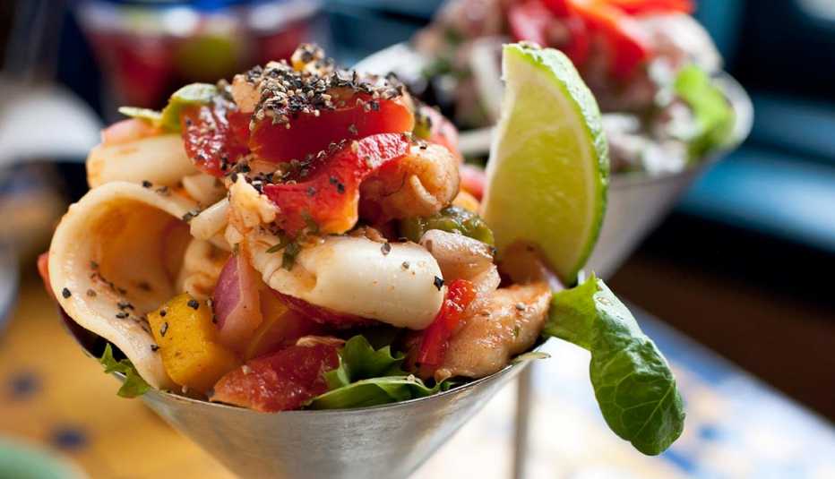 Calamari ceviche, Captivating Peru: Inca Trails, Beaches and Gastronomy