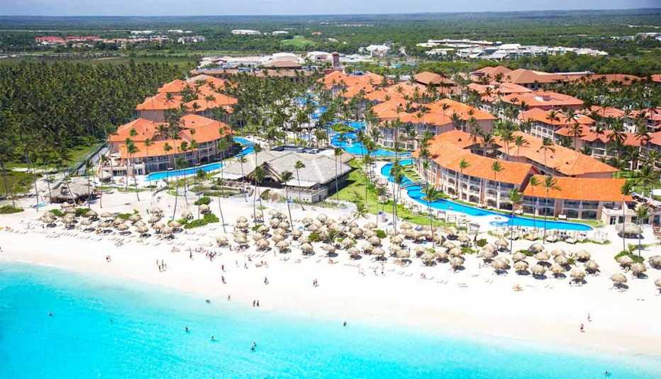 Vista aérea del Majestic Resorts