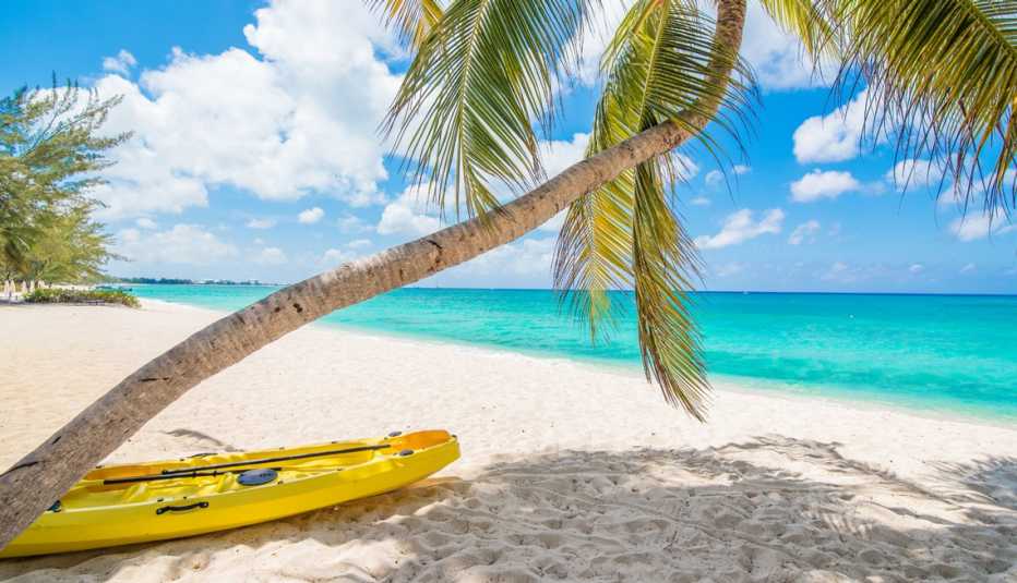 Kayak en la playa