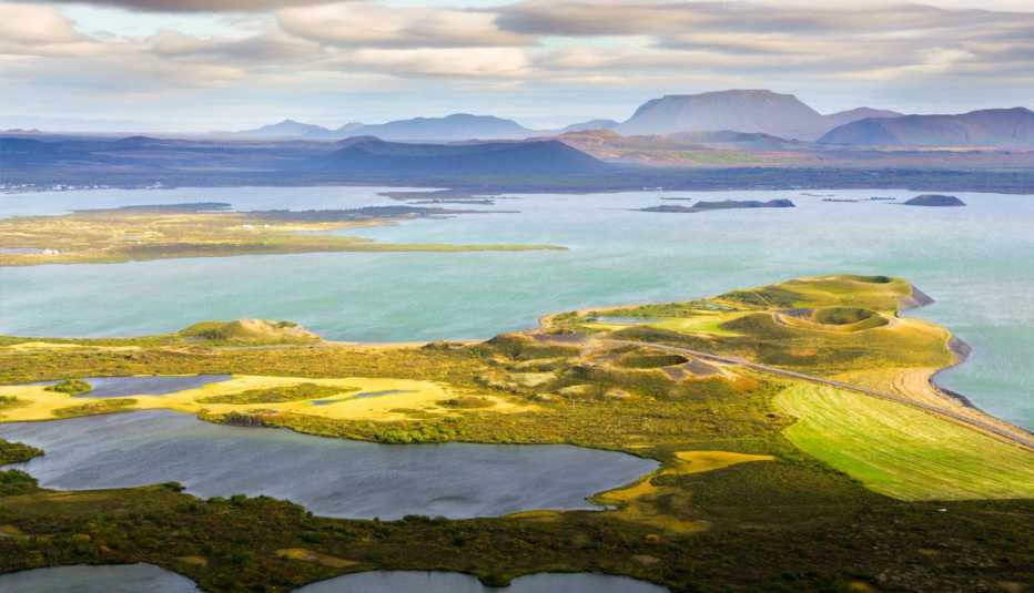 lago Myvatn en Islandia