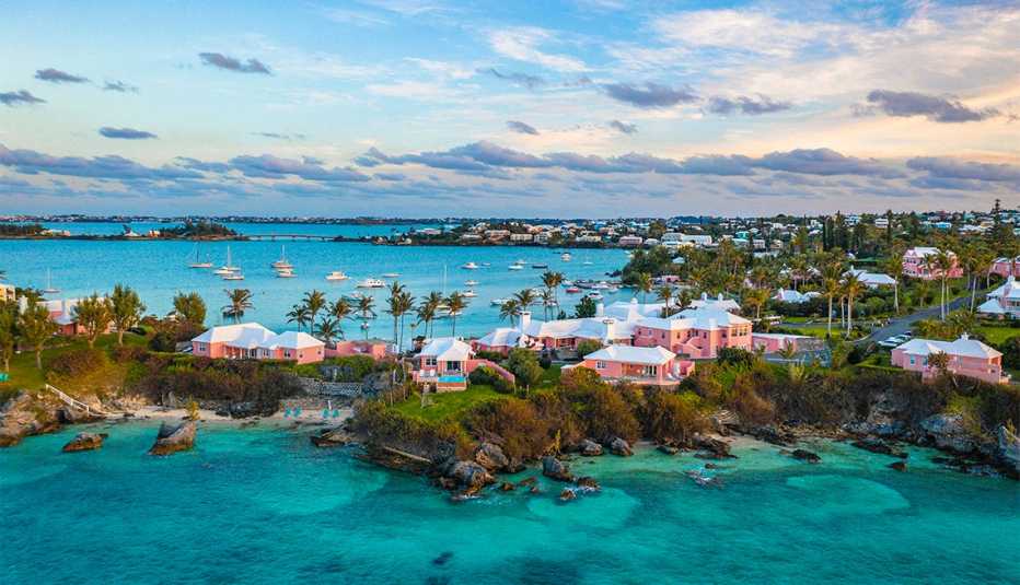 Foto aérea de Bermuda Foto aérea de Bermuda