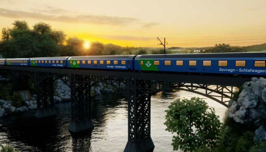 Tren Euronight de Estocolmo a Hamburgo