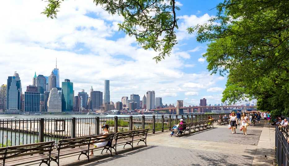 Explanada de Brooklyn Heights.