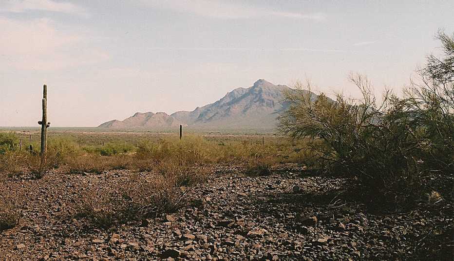 Picacho Pass Peak en Arizona, sitio de la batalla más occidental de la Guerra Civil. — Civil War Trust Picacho Pass Peak en Arizona, sitio de la batalla más occidental de la Guerra Civil. — Civil War Trust
