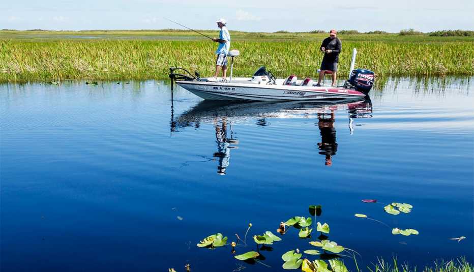 Pescadores en el Parque Nacional Everglades