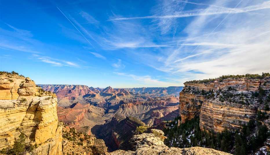 Vista aérea del Parque Nacional del Gran Cañón