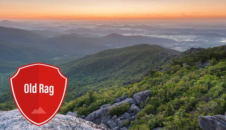 Vista del parque nacional Shenandoah 