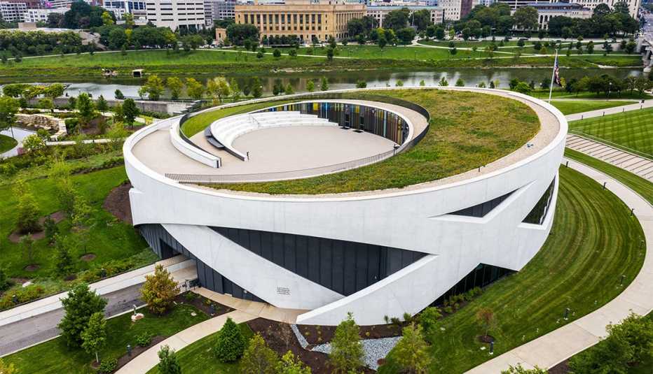 Vista aérea del Museo y Monumento Nacional de los Veteranos