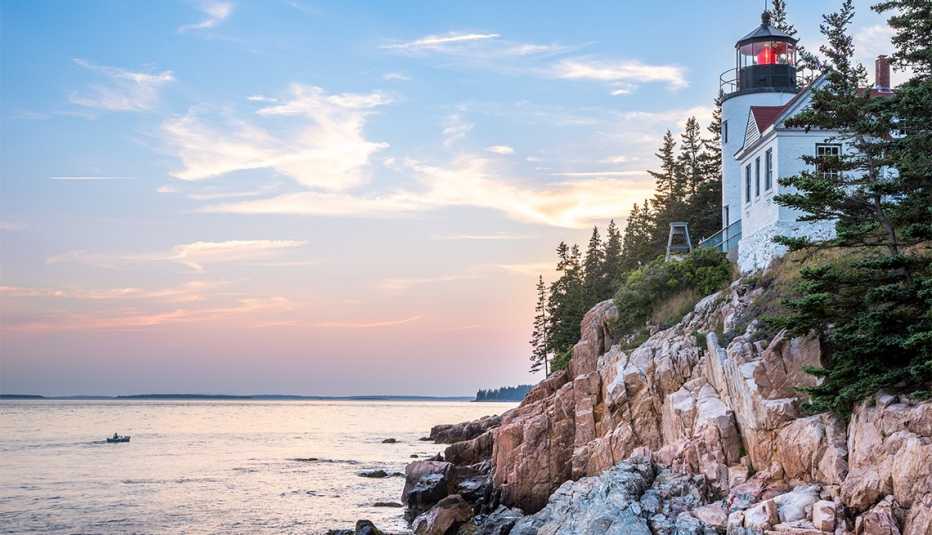 Faro en Bar Harbor