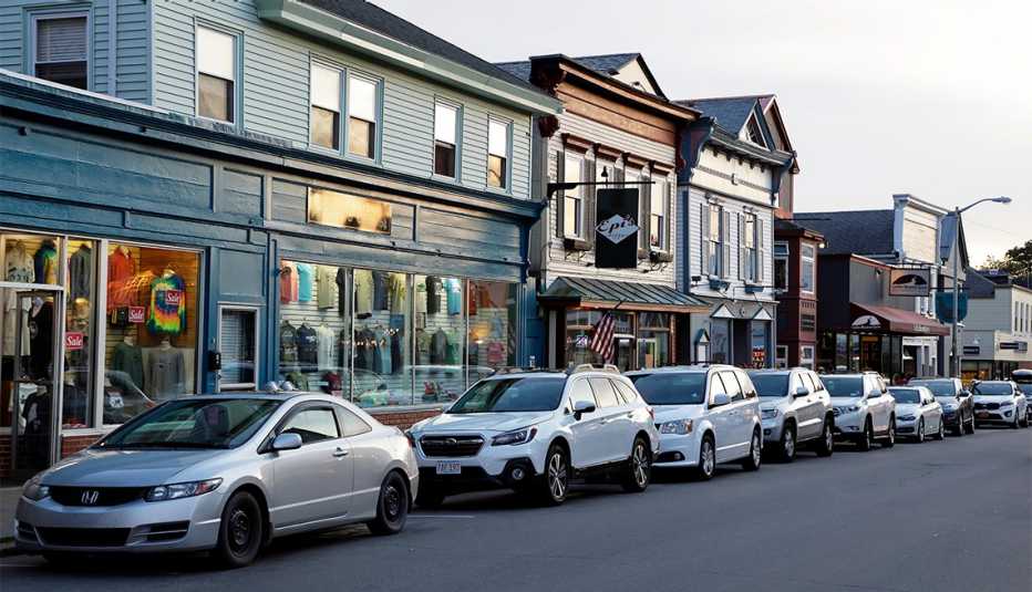 Calle en Bar Harbor 