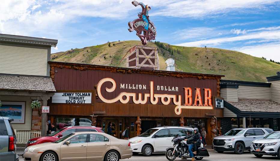 Fachada del Million Dollar Cowboy Bar 