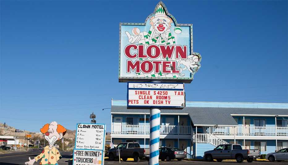 Panorámica de The Clown Motel Panorámica de The Clown Motel