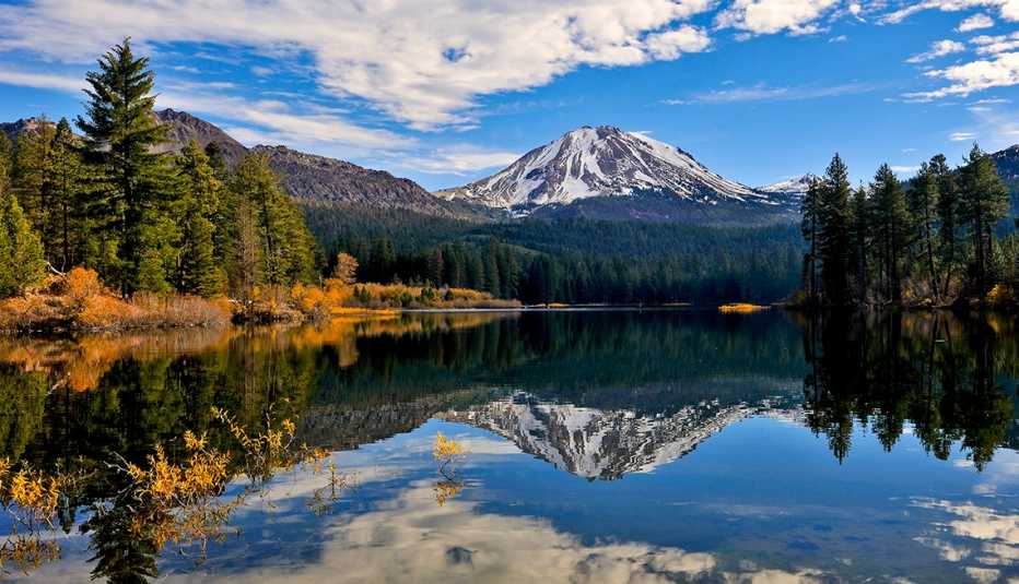 Lago Manzanita en otoño