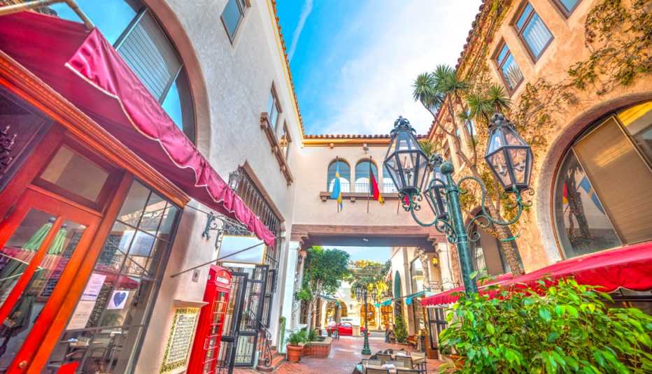 Centro comercial en Santa Barbara California