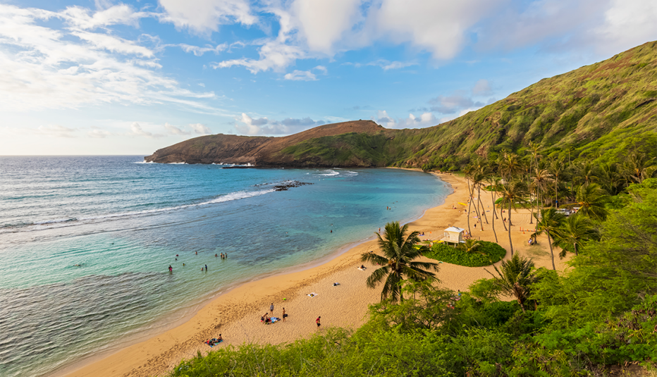 Vista de la bahía de Hanauma