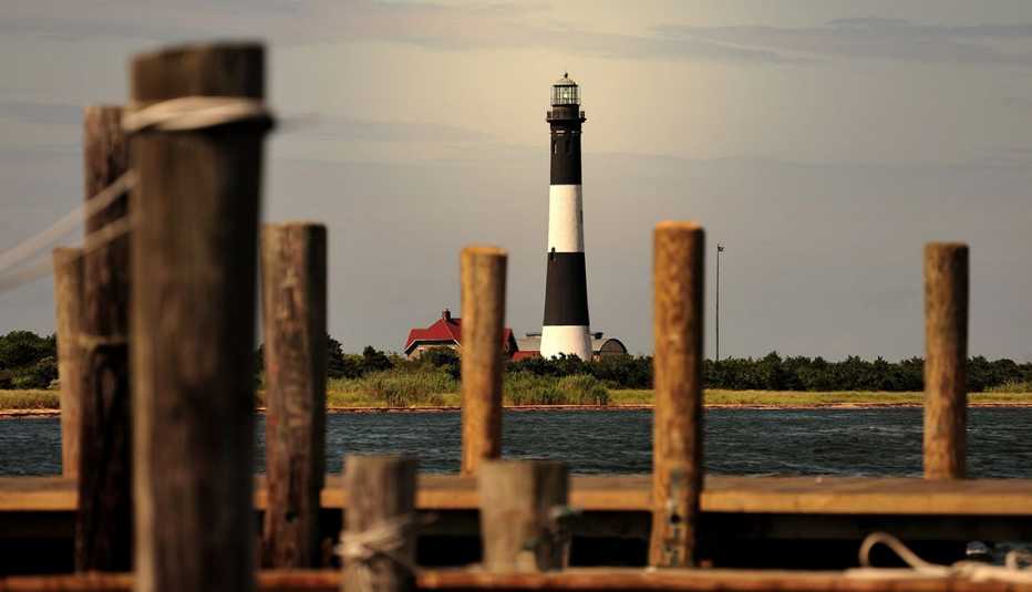 Faro en  Fire Island.