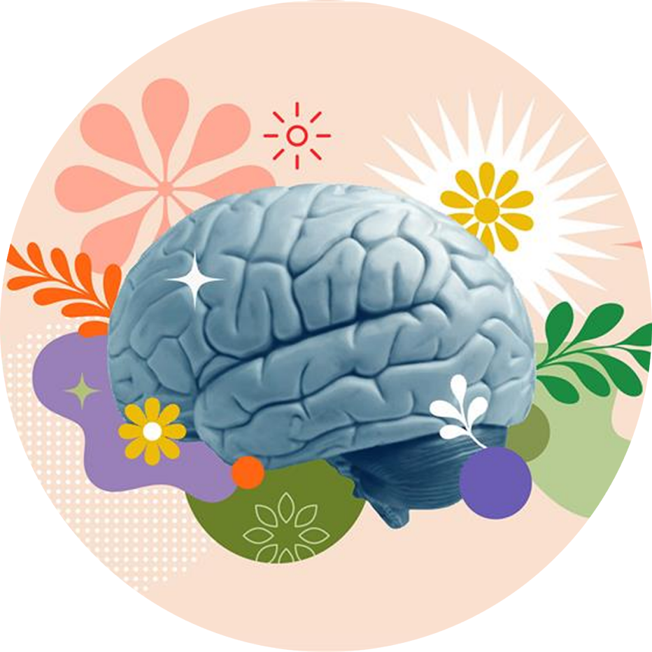 An illustration of a creative mind brain concept