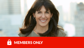 jean chatzky smiling in front of city skyline