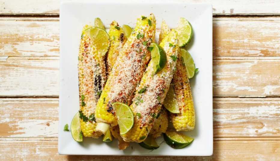 Choclo con queso serrano