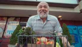 FB Man Pushing Grocery Cart 