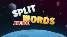 Screenshot of Split Words Arcade game