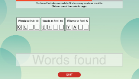 Screenshot of the Root It Out game